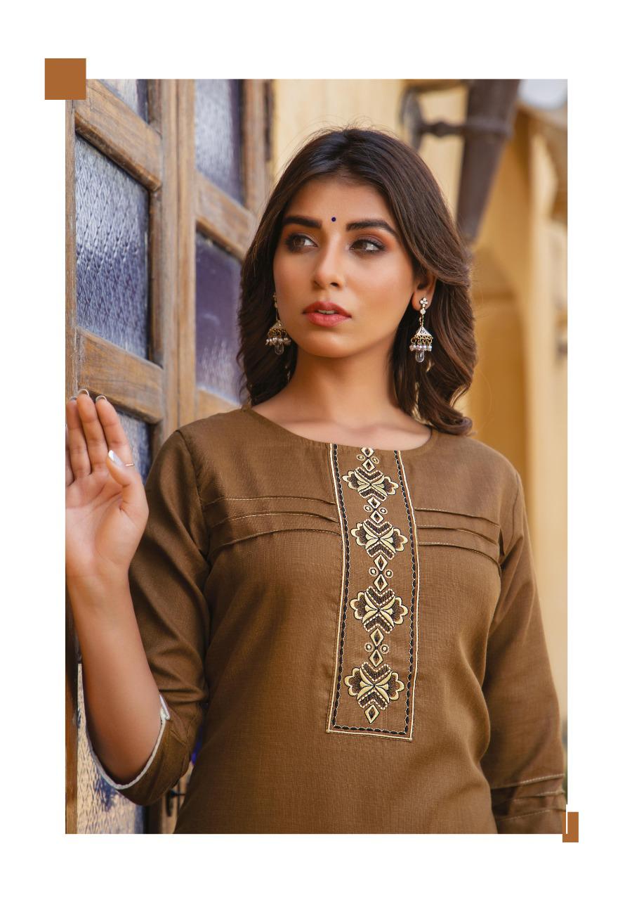 Wanna Mayra Latest Designer Casual Wear Rayon Fancy Kurti Collection